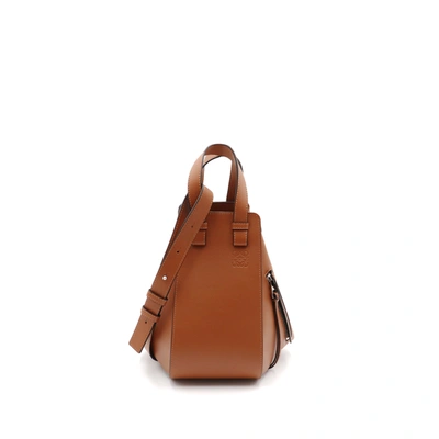 Loewe Small Hammock Bag In Brown