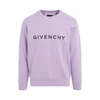 Givenchy Purple Archetype Sweatshirt In Lilac