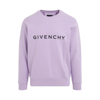 Givenchy Purple Archetype Sweatshirt In Lilac