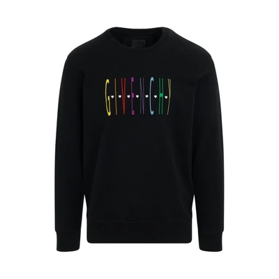 Givenchy Disney Oswald Rainbow Sweatshirt In Black