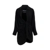 Jacquemus La Robe Bahia Viscose Jersey Mini Dress