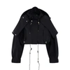 Jacquemus La Parka Raphia Cropped Parka Jacket