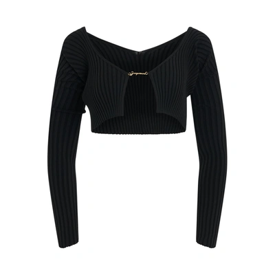 JACQUEMUS PRALU MICRO CHARM CARDIGAN