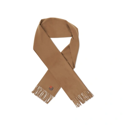 Loewe Cashmere Anagram Scarf In Brown