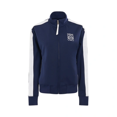 Loewe Anagram Track Jacket In Blue