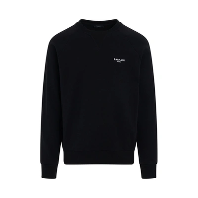 Balmain Flock Logo Sweatshirt