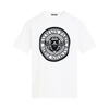Balmain White Cotton T-shirt With Maxi Logo Print