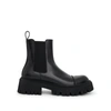 Balenciaga Tractor Bootie L20 Leather Boots