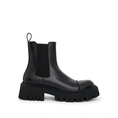 Balenciaga Tractor Boots In Black