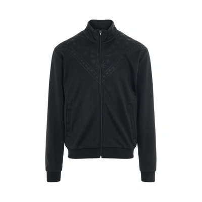 MARCELO BURLON COUNTY OF MILAN MEN'S BANDANA SLIM TRACK JACKET