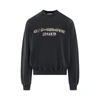 Off-white Digit Bacchus Over Crewneck Black Multic