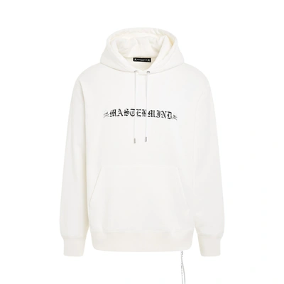 Mastermind Japan Logo-print Cotton-jersey Hoodie In White