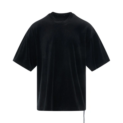 Mastermind Japan Velour Boxy Fit T-shirt In Black