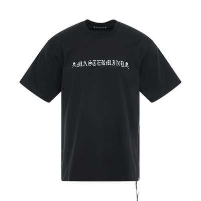 Mastermind Japan Logo-print Cotton T-shirt In Black