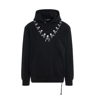 Mastermind Round Embroidered Skull Hoodie