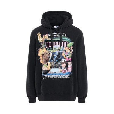 Doublet Black Pz Today Edition Hoodie In Japan