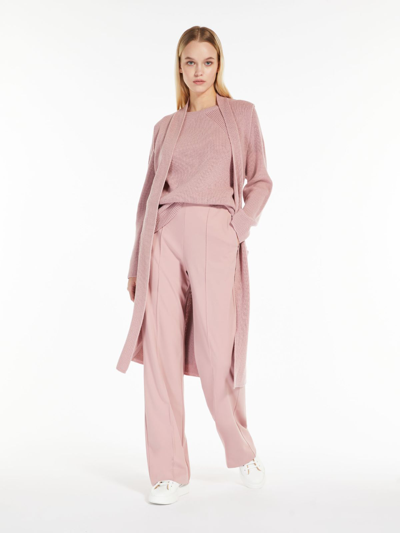 Max Mara Wool Knit Jumper In Pink