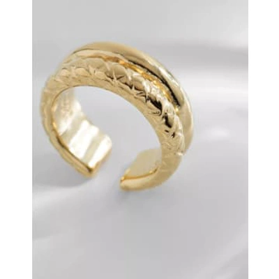 Louise Damas Charlotte Ring In Gold/gold