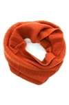 Portolano Cashmere Hood Scarf In Rust