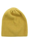 Portolano Cashmere Beanie In Cairo Gold