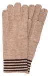 PORTOLANO STRIPE CUFF GLOVES