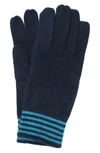 PORTOLANO STRIPE CUFF GLOVES