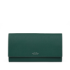 Smythson Marshall Panama Textured-leather Wallet In Forest