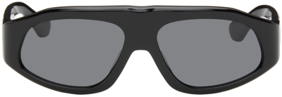 Port Tanger Black Irfan Sunglasses In Black/black