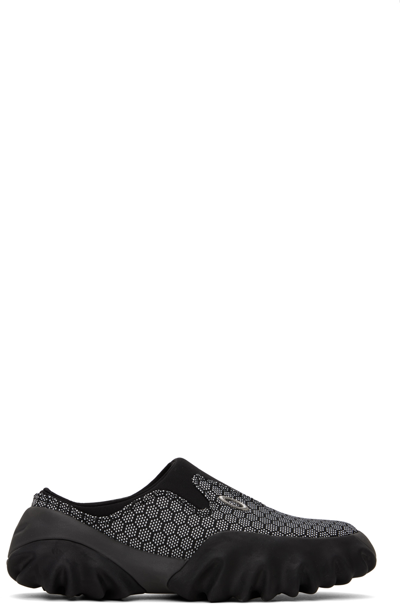 Oakley Factory Team Black Chop Saw Slip-on Loafers In Honeycomb Black