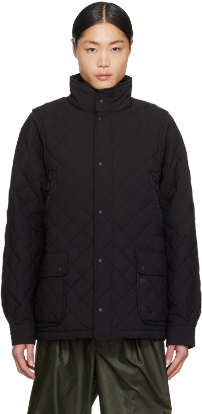 Daiwa Pier39 Black Two-way Down Jacket In 19 Black