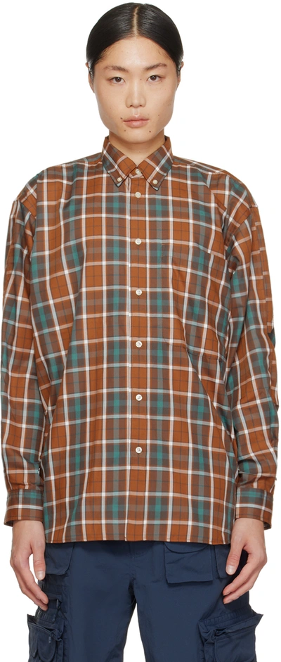 Daiwa Pier39 Orange Tech Shirt In 28 Brown