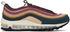 Nike Air Max 97 Sneaker In Deep Jungle/white