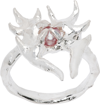 HARLOT HANDS SILVER FRESIA BUTTERFLY RING