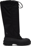 Roa Black Rubber Boots In 001 Black