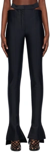 Mugler Black Cutout Trousers In 1999 Black