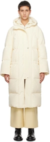JIL SANDER YELLOW QUILTED DOWN COAT