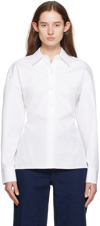 ALEXANDER WANG WHITE PANELED SHIRT