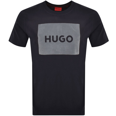 Hugo Dulive Crew Neck T Shirt Navy