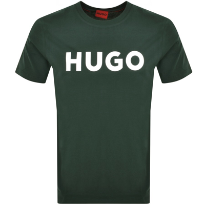 Hugo Dulivo Crew Neck T Shirt Green