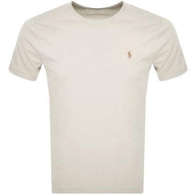 Ralph Lauren Crew Neck T Shirt Cream