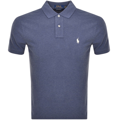 Ralph Lauren Custom Slim Polo T Shirt Navy