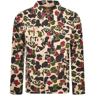 Billionaire Boys Club Camo Overshirt Beige