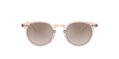 Oliver Peoples Unisex Sunglass Ov5529su N.02 Sun In Tuscan Brown Gradient Mirror