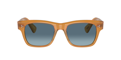 Oliver Peoples Birell Sun Pillow Sunglasses, 52mm In Marine Gradient