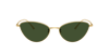 Oliver Peoples Womens Gold Ov1328s 1998c Butterfly-frame Metal Sunglasses In Green