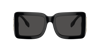 Burberry Womens Black Be4406u Square-frame Acetate Sunglasses In Dark Grey