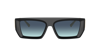 Tiffany & Co Tf4214u Rectangle-frame Metal Sunglasses In Azure Gradient Blue