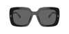 Tory Burch Square Sunglasses, 56mm In Dark Grey