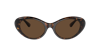 Versace Women's 53mm Havana Sunglasses Ve4455u-108-73-53 In Dark Brown
