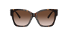 Tiffany & Co 54mm Gradient Square Sunglasses In Brown Gradient